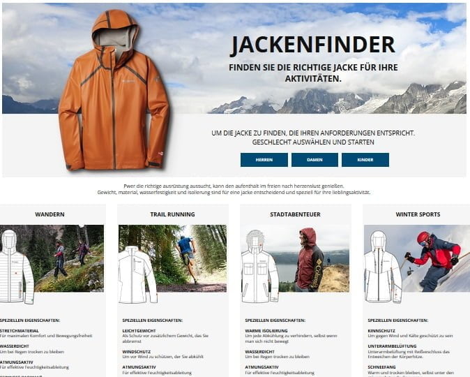 Der Jacken-Finder: Das A und O der Outdoor-Kleider