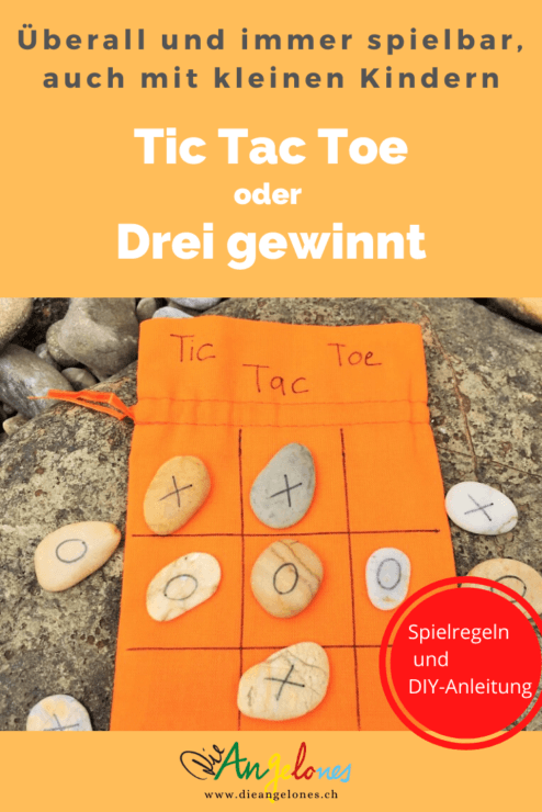 2er Set Tic Tac Toe Spiel Aus Holz – Pädagogisches Familienspiel Für Kinder, 14x14 Cm