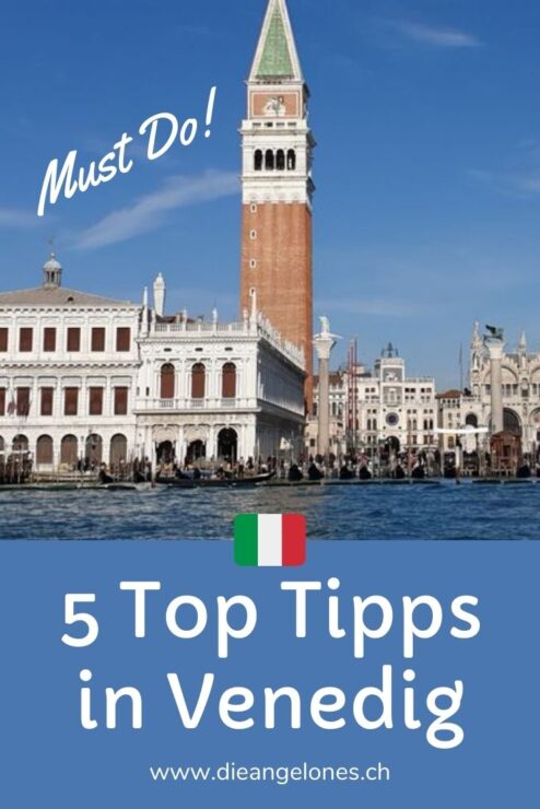 Unsere Autorin Sarah liebt Italien mit Herz und Seele. Ganz besonders mag sie Venedig, die einzigartige italienische Lagunenstadt mit vielfältigen Facetten. In diesem Beitrag hat Sarah die besten 5 Top Tipps in Venedig zusammengefasst.