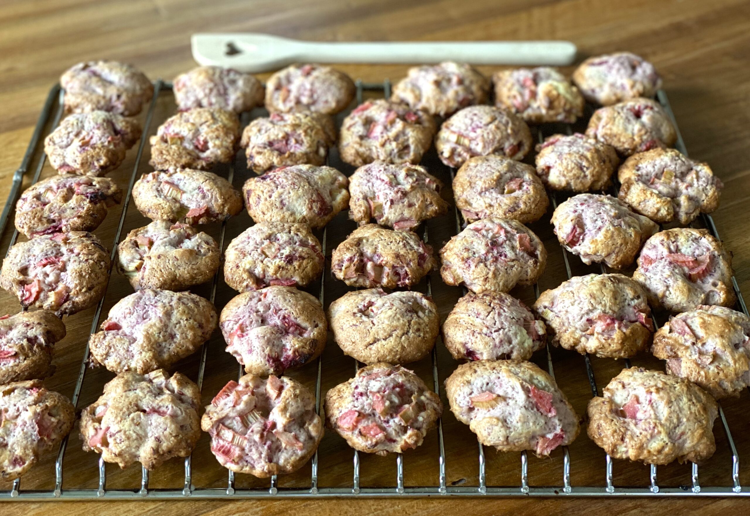Rhabarber-Himbeer-Cookies - einfach und schnell gemacht