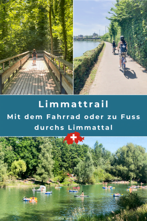 Der Limmattrail ist der perfekte Sommerausflug für die ganze Familie. Man kann den Trail sowohl mit dem Velo als auch zu Fuss unternehmen und dabei viel Spannendes über das Limmattal erfahren.
