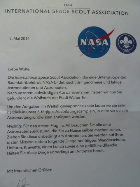 Astronauten-Kostüm einfach gemacht