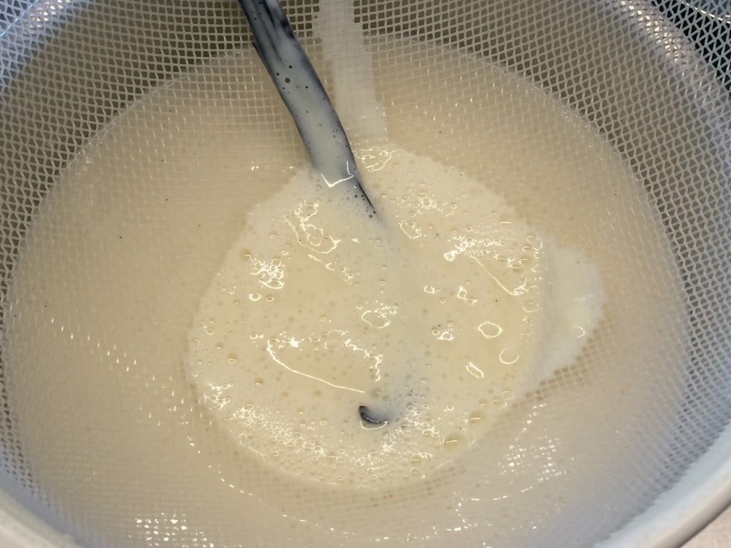 Selbstgemachte Vanillecrème für Götterspeise