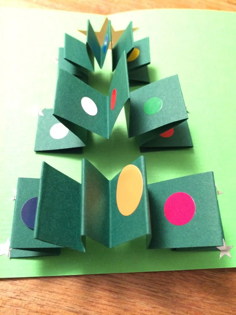 Weihnachtskarten selber machen mit Kindern