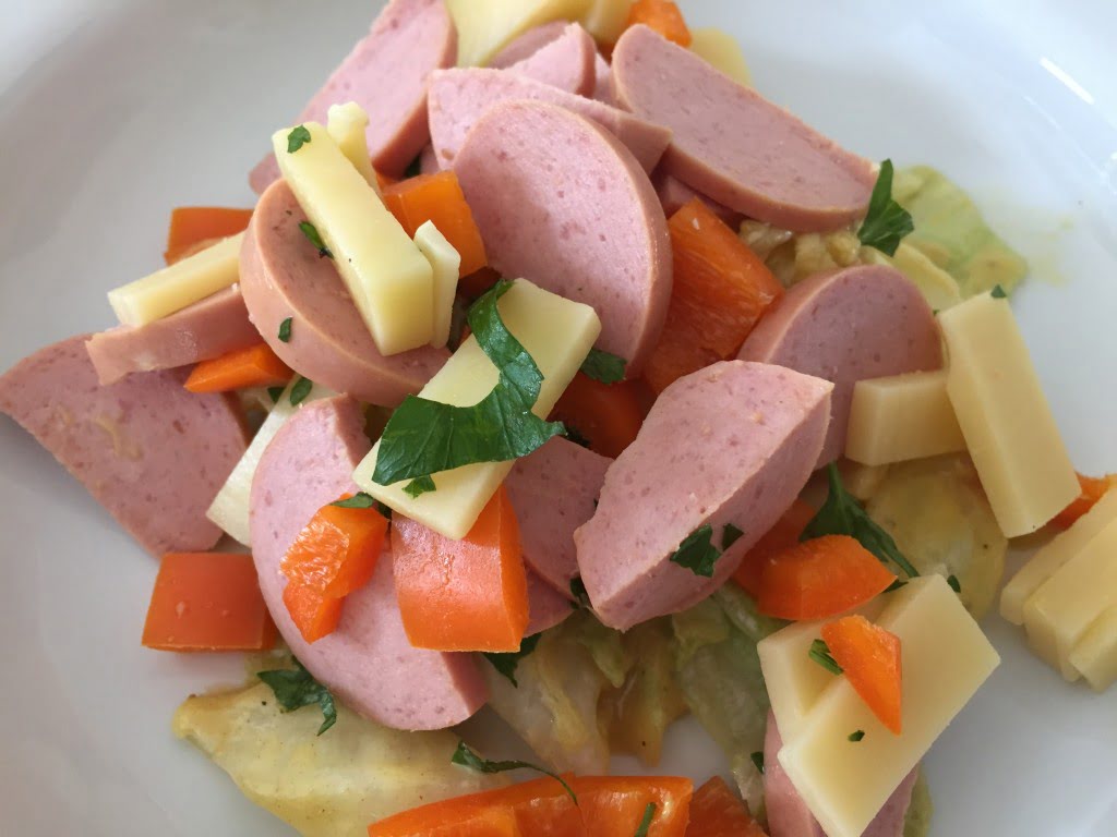 Schweizer Klassiker: Wurst-Käse-Salat
